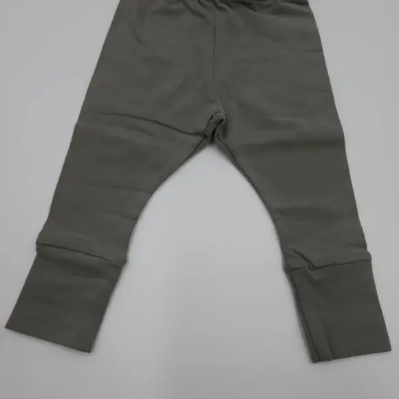 The Simple Folk The Ribbed Legging in Lead Gray Size 12/18 Months - Picture 2 of 6